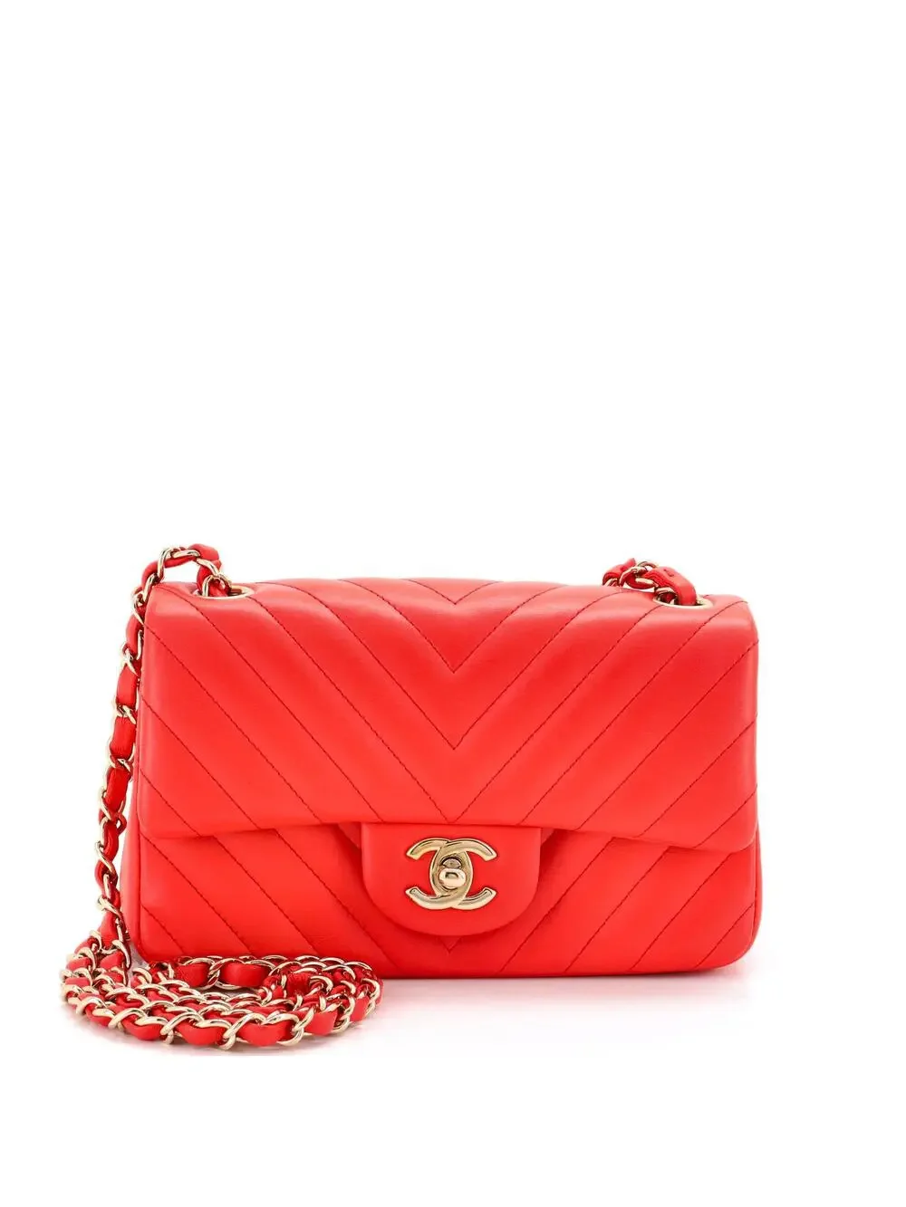 Chanel Classic Single Flap Bag Chevron #322602C48B